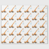 Papier Cadeau Idée fraîche de cadeau de garçon de grue (Plat)