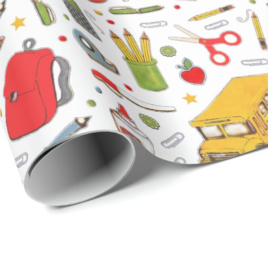 Papier Cadeau Idées de cadeaux pour les enseignants (Coin rond)