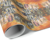 Papier Cadeau Idéography of Golden Light (Coin rond)