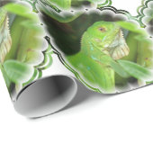 Papier Cadeau Iguane (Coin rond)