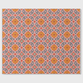 Papier Cadeau Ikat Aztec : Textes à rayures ethniques (Plat)