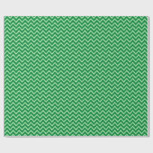 Papier Cadeau Ikat Chevrons - Pin et vert clair (Plat)