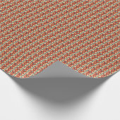 Papier Cadeau Ikat Elegance : Conception Motif transparente. (Coin)