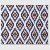 Papier Cadeau Ikat tissu motif tissu ethnique motif tribal ma (Plat)