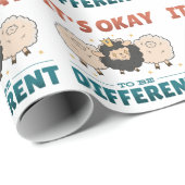 Papier Cadeau Il est bon d'être différent Invitation (Coin rond)