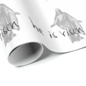 Papier Cadeau Il est mort. (Coin rond)