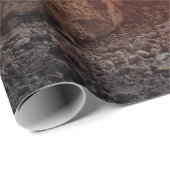 Papier Cadeau Il Est Ressuscité Trois Croix Tombeau Vide Pâques (Coin rond)