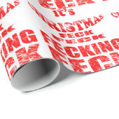 Papier Cadeau il ; majorité de Noël de s (Coin rond)