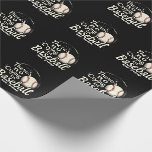 Papier Cadeau Il n'y a pas de larmes au baseball Une journée de