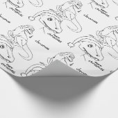 Papier Cadeau Il papier d'emballage de Chrismas (Coin)