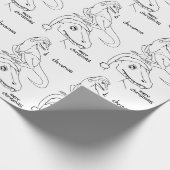 Papier Cadeau Il papier d'emballage de Chrismas (Coin)