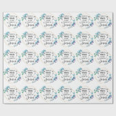 Papier Cadeau Il y a le pouvoir au nom de Jésus (Plat)