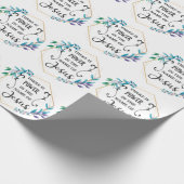 Papier Cadeau Il y a le pouvoir au nom de Jésus (Coin)