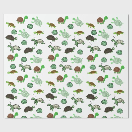 Papier Cadeau Île Turtle (Plat)