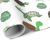 Papier Cadeau Île Turtle (Coin rond)