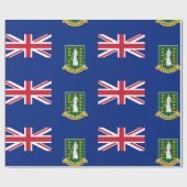Papier Cadeau Îles Vierges britanniques (Plat)
