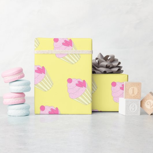 Papier Cadeau illusima Cadeau Jaune (Baby Shower)