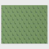 Papier Cadeau illusima Dinosaure Noël Vert (Plat)