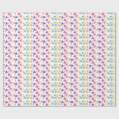 Papier Cadeau illusima Fête Triangles Arc-en-ciel (Plat)
