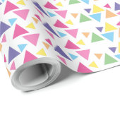 Papier Cadeau illusima Fête Triangles Arc-en-ciel (Coin rond)