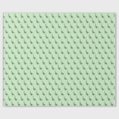 Papier Cadeau illusima Green Dinosaur Noël vert (Plat)