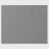 Papier Cadeau Illusion À damiers géométrique : Artiste Vintage. (Plat)