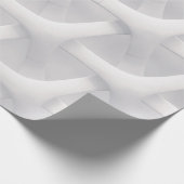 Papier Cadeau Illusion d'optique blanche et grise (Coin)