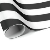 Papier Cadeau Illusion en noir et blanc (Coin rond)