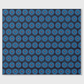 Papier Cadeau Illusion optique du 40e anniversaire (Plat)