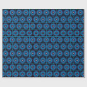 Papier Cadeau Illusion optique du 50e anniversaire (Plat)