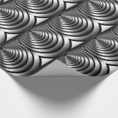 Papier Cadeau Illusion optique métallique (Coin)