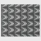 Papier Cadeau Illusion optique métallique (Plat)
