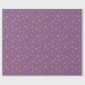 Papier Cadeau Illustrated Quokkas on Purple (Plat)