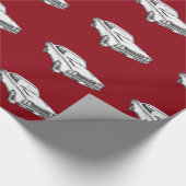 Papier Cadeau Illustration 1968 de voiture de muscle de (Coin)