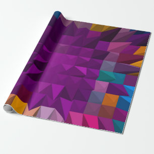 Papier Cadeau Illustration 3D ou motif 3D Mosaic color Patte