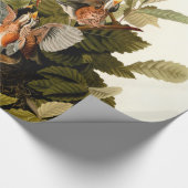 Papier Cadeau Illustration Audubon American Robin Wildlife Bird (Coin)