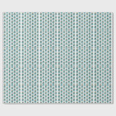 Papier Cadeau Illustration Blue Owl (Plat)