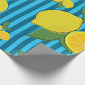 Papier Cadeau Illustration citrons (Coin)