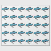 Papier Cadeau Illustration classique de la caricature pour camio (Plat)