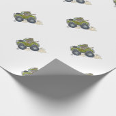 Papier Cadeau Illustration de bande dessinée d'un éléphant (Coin)