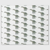 Papier Cadeau Illustration de Barapasaurus (Plat)