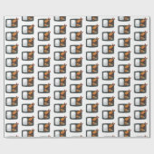 Papier Cadeau Illustration de Bento (Plat)