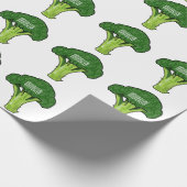 Papier Cadeau Illustration de Broccoli (Coin)