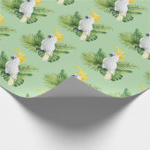 Papier Cadeau Illustration de cacatoès perroquet (Coin)