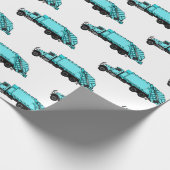 Papier Cadeau Illustration de camion à ordures (Coin)