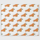 Papier Cadeau Illustration de carotte (Plat)