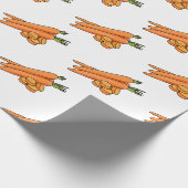 Papier Cadeau Illustration de carotte (Coin)