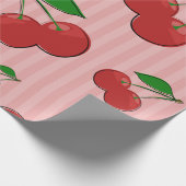 Papier Cadeau Illustration de cerises (Coin)