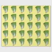 Papier Cadeau Illustration de chou chinois (Plat)