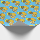 Papier Cadeau Illustration de citron (Coin)